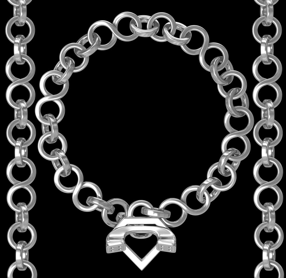 Pulsera 0800 Don Rouch Plata