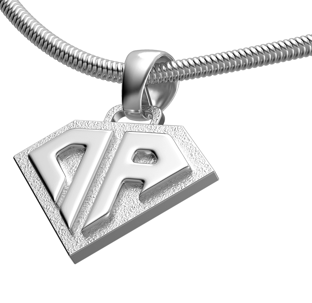 Dije Baby Rouch con Chain de Acero