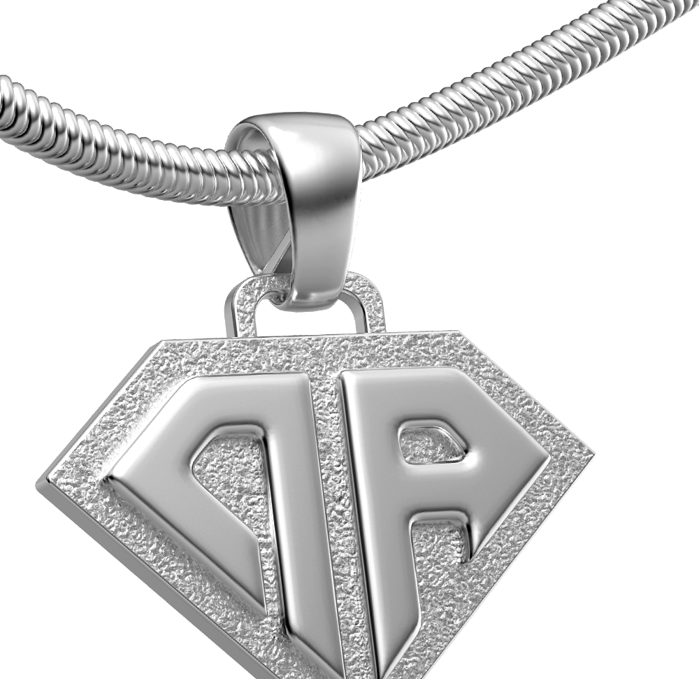 Dije Baby Rouch con Chain de Acero