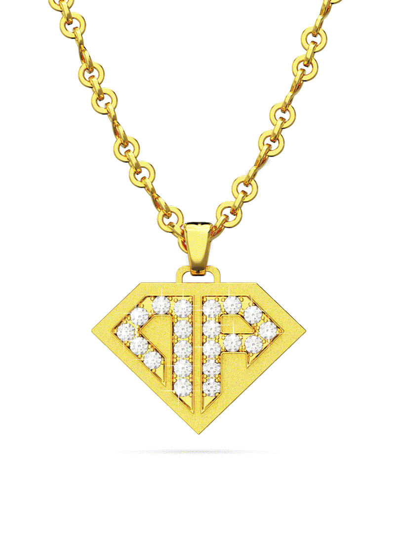 Chain de Roque Plata Full Ice Bañada