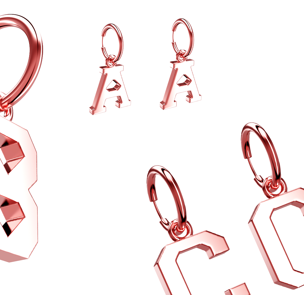 Aros 0800 Essentials Oro Rosa