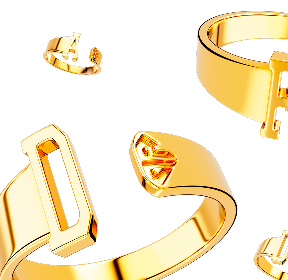 Anillo 0800 Essentials Oro