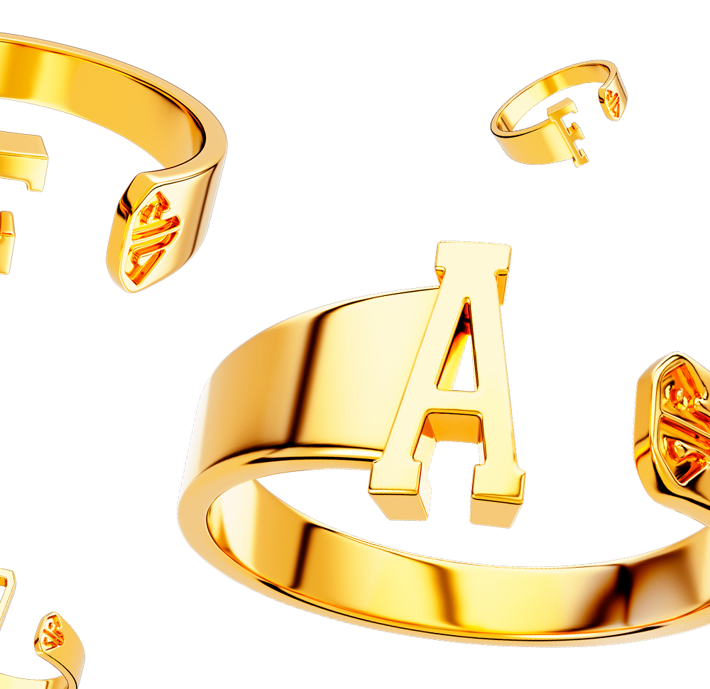 Anillo 0800 Essentials Oro