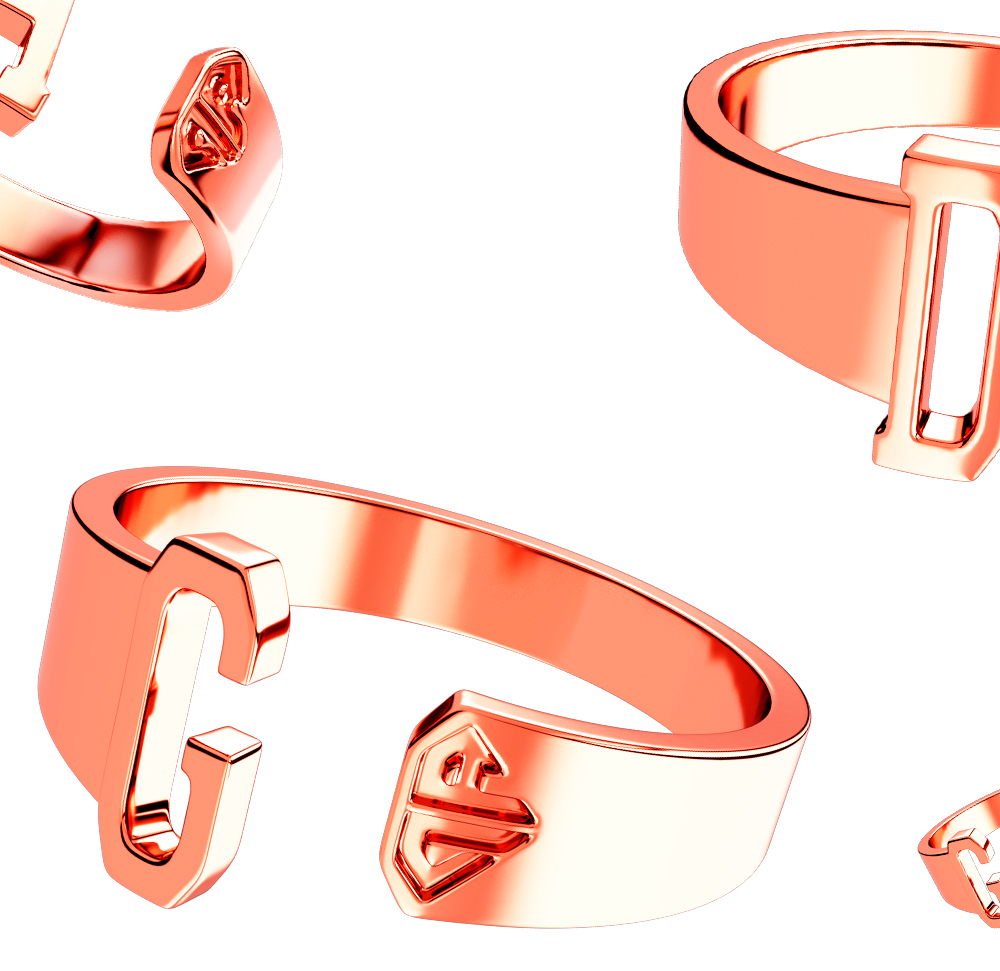 Anillo 0800 Essentials Oro Rosa