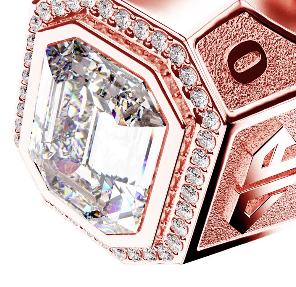 Anillo de la Familia 0800 Don Rouch Oro Rosa