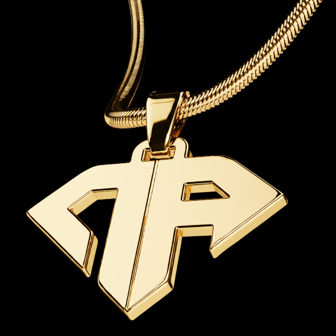 Chain Baby Rouch Acero 800 Bañada en Oro