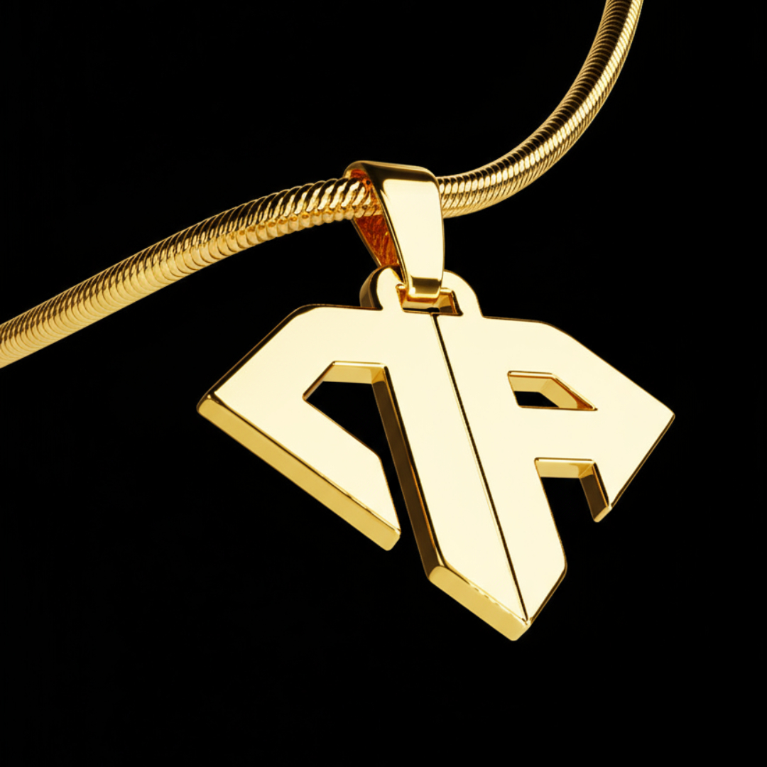 Chain Baby Rouch Acero 800 Bañada en Oro