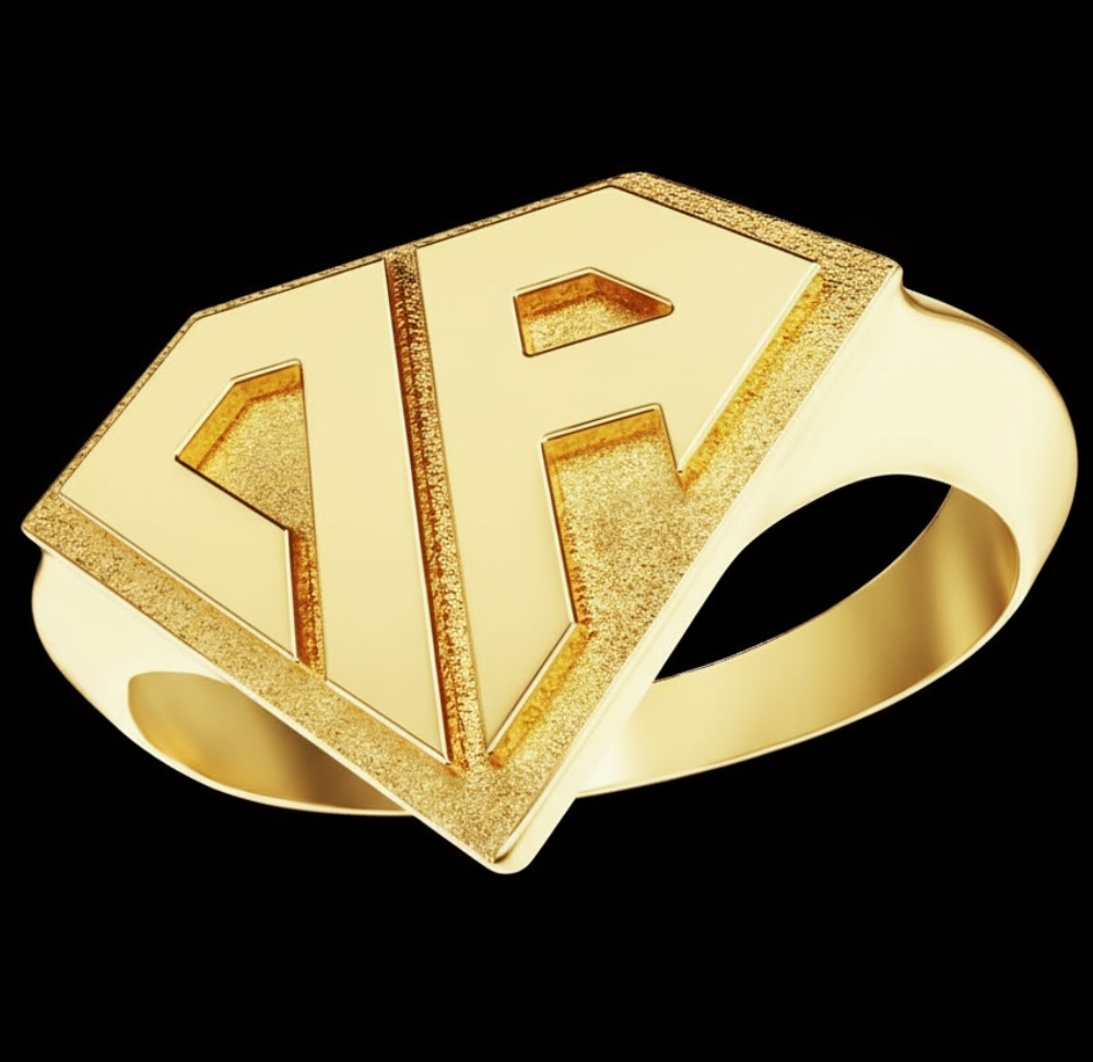 Anillo Baby Rouch Clásico ARGENTA Bañado en Oro