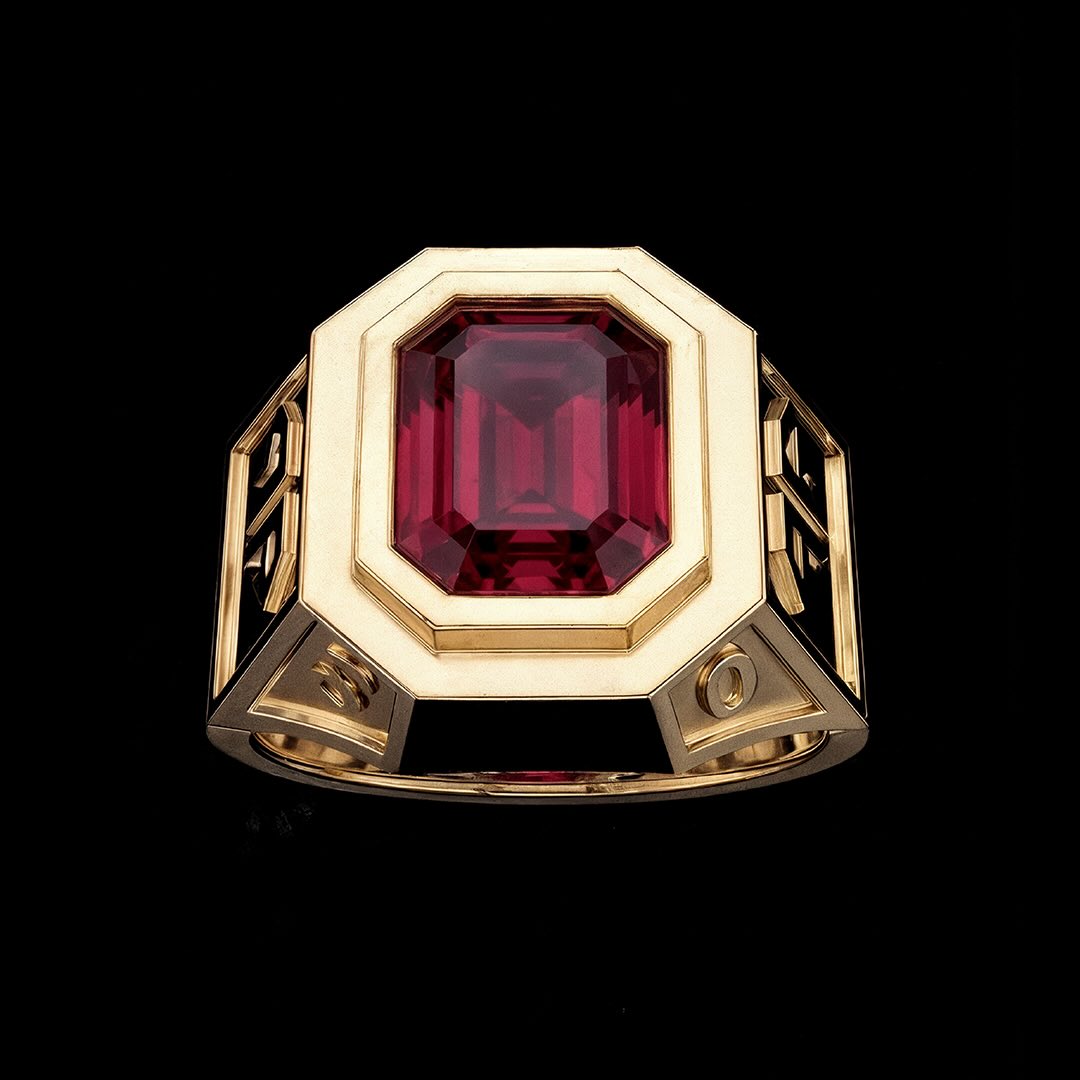 Anillo Familia ARGENTA 0800  Bañado en Oro