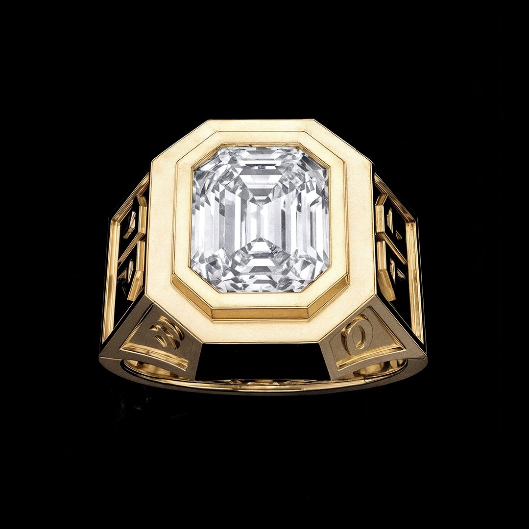 Anillo Familia ARGENTA 0800  Bañado en Oro