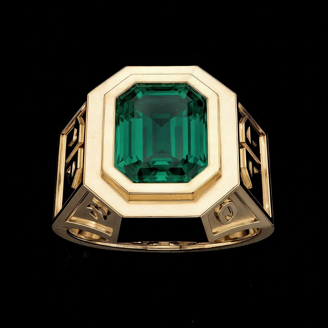 Anillo Familia ARGENTA 0800  Bañado en Oro